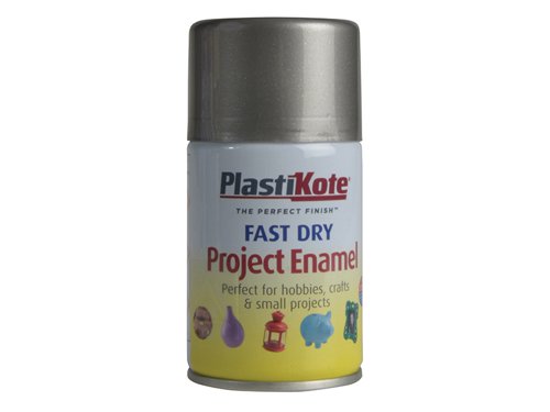 PKT Fast Dry Enamel Aerosol Pewter 100ml