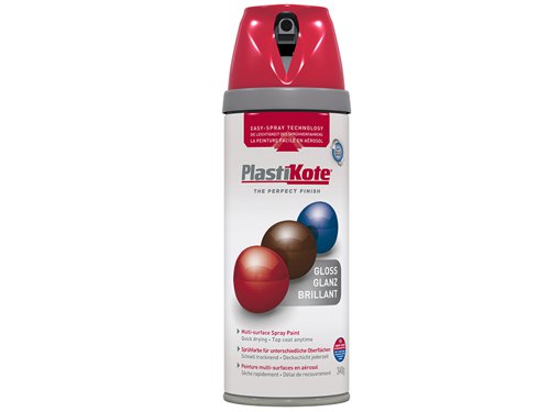 PKT Twist & Spray Gloss Bright Red 400ml