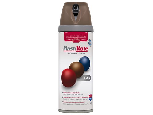 PKT Twist & Spray Satin Chocolate Brown 400ml