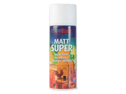 PKT Matt Super Spray White 400ml