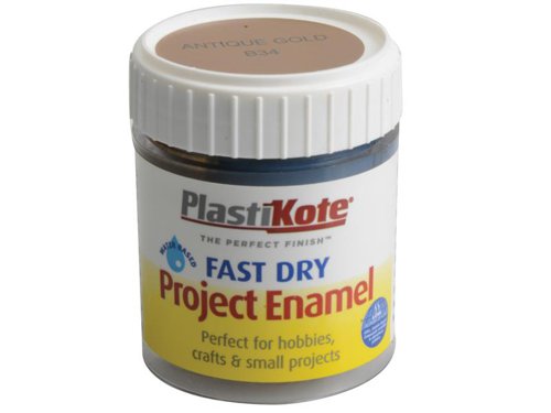 PKT Fast Dry Enamel Paint B34 Bottle Antique Gold 59ml