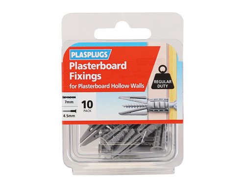 PLA CF 104 Standard Plasterboard Fixings Pack of 10