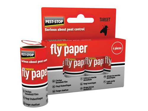 PRCPSFP Pest-Stop (Pelsis Group) Fly Papers (Pack 4)