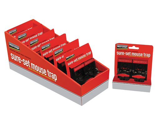 PRCPSSPT Pest-Stop (Pelsis Group) Sure-Set Mouse Trap (Twin Pack)