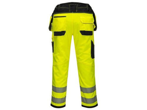 PWT T501 PW3 Hi-Vis Yellow Holster Trousers Waist 34in