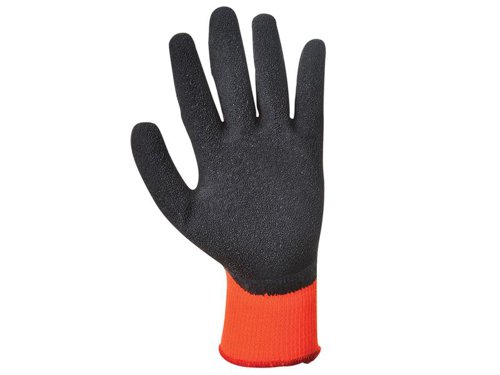 PWT A140 Orange/Black Thermal Grip Gloves - L (Size 9)