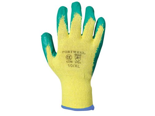 PWT A150 Green Fortis Grip Gloves - XL (Size 10)