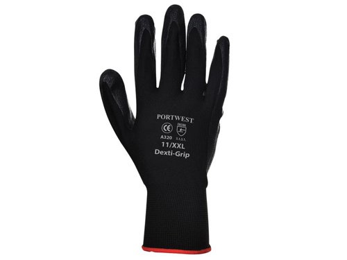 PWT A320 Blue/Black Grip Dexti Gloves - L (Size 9)
