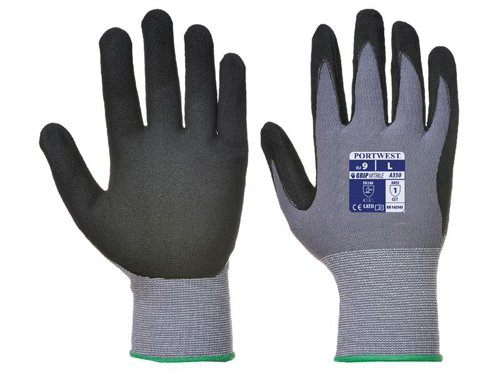 PWT A350 DermiFlex Gloves Black - L (Size 9)