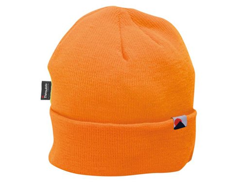 PWT B013 Insulatex Lined Knit Hat Orange - One Size