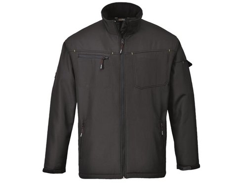 PWT KS40 Zinc Softshell Jacket Black - XL (46-48in)