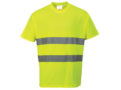 PWT S172 Hi-Vis Yellow T- Shirt - L (42-44in)