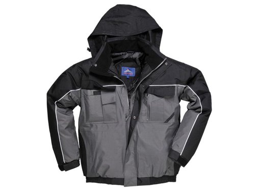 PWT S561 Bomber Jacket Black/Grey - L (42-44in)