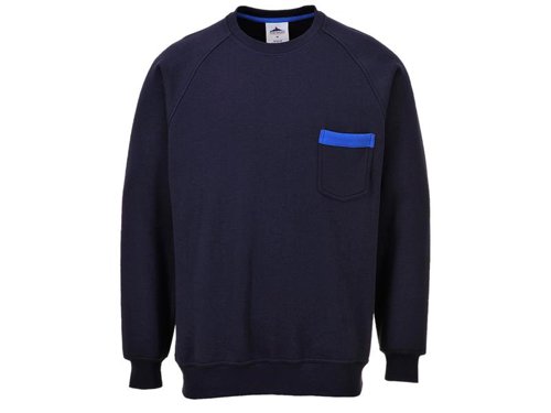 PWT TX23 Texo Contrast Sweater Navy/Blue - L (42-44in)