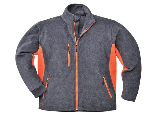 PWT TX40 Texo Contrast Fleece Grey/Orange - XL (46-48in)