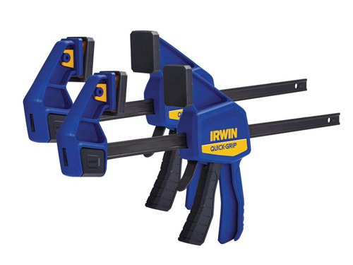 IRWIN® Quick-Grip® Quick-Change™ Medium-Duty Bar Clamp 300mm (12in) (Twin Pack)