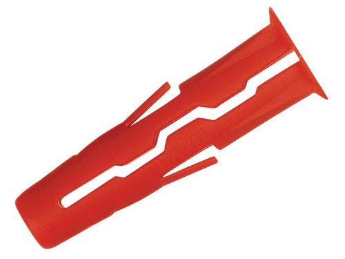 Rawlplug Red UNO® Plugs 6 x 28mm (Pack 1000)