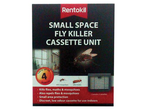 RKLFFS11 Rentokil Small Space Fly Killer Cassette Unit (Pack 2)
