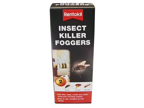 RKLFI65 Rentokil Insect Killer Foggers (Twin Pack)