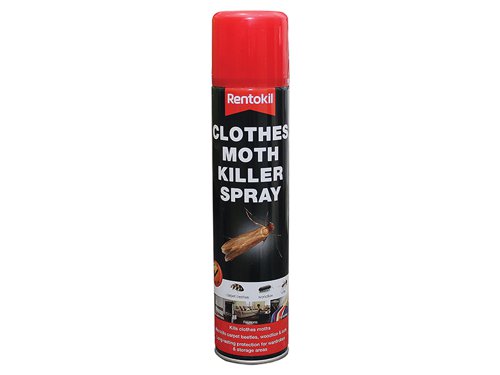 RKLPSC100 Rentokil Clothes Moth Killer Spray 300ml