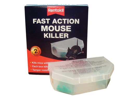RKLPSF135 Rentokil Fast Action Mouse Killer (Twin Pack)