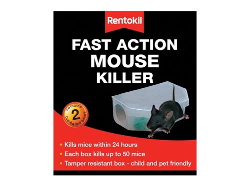 RKL Fast Action Mouse Killer (Twin Pack)