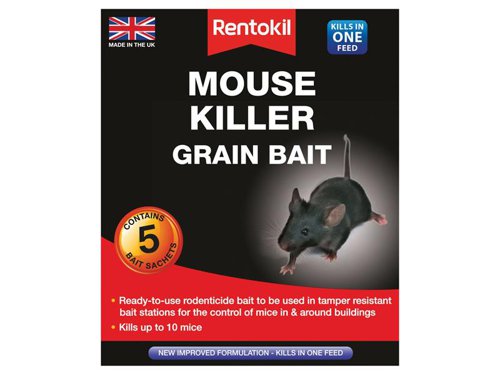 RKL Mouse Killer Grain Bait (Sachets 5)
