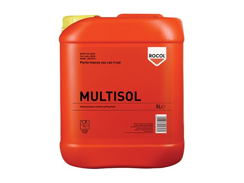 ROCOL MULTISOL Water Mix Cutting Fluid 5 litre