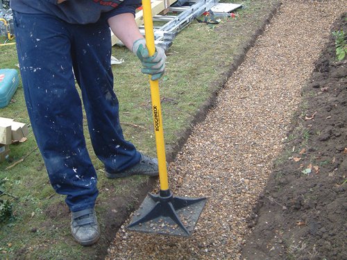 ROU 64-379 Earth Rammer (Tamper) with Fibreglass Handle 4.5kg (10 lb)
