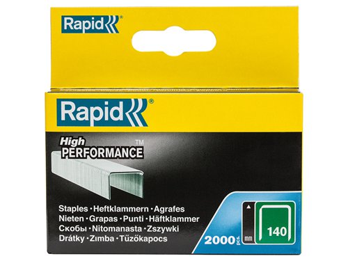 RPD1406 Rapid 140/6 6mm Galvanised Staples (Box 2000)