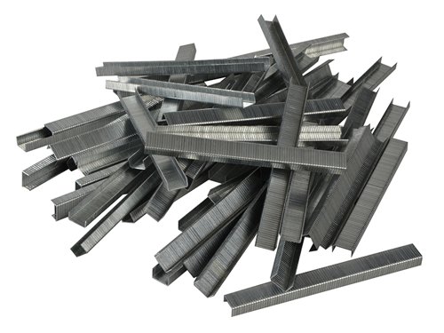 Rapid No. 140 precision cut flat wire staples are made from high-performance galvanised steel for strength and durability. Flat wire staples have a larger holding area against the material, making them ideal for thin plastic or insulation.Type: 140 (galvanised).Size: 6mm leg length.Quantity: Poly Pack of 5,000.For use with the Rapid R44, R64, R14, R34, MS840, Alu 740, R11, R211, R54, E-Tac, CSN140 and ESN114 tackers.