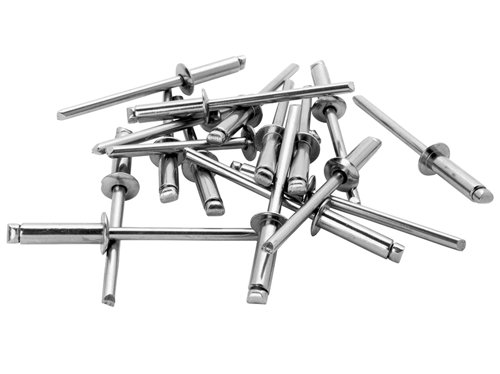 RPD5000398 Rapid Stainless Steel Rivets 4.8 x 25mm Blister of 50