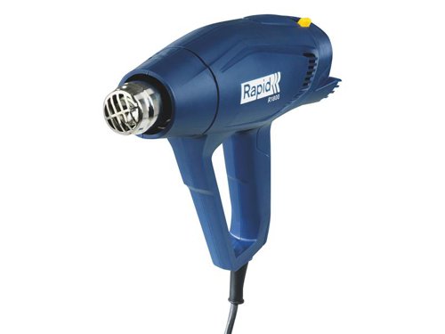 The Rapid R1800 Hot Air Gun can handle jobs such as defrosting, waxing skis and snowboards, weeding a paved driveway and countless other everyday tasks at home, in the yard or garage. With a two-stage temperature regulation (300°C and 550°C) and adjustable airflow, the R1800 gets the job done quickly and with precision. It also features handle protection, increasing user safety and peace of mind.Supplied with: 2 x Paint Scrapers, 4 x Nozzles and 1 x Carry Case.Specifications:Input Power: 1,800W.Temperature Settings: 300-550°C.Airflow: 250-450 L/min.