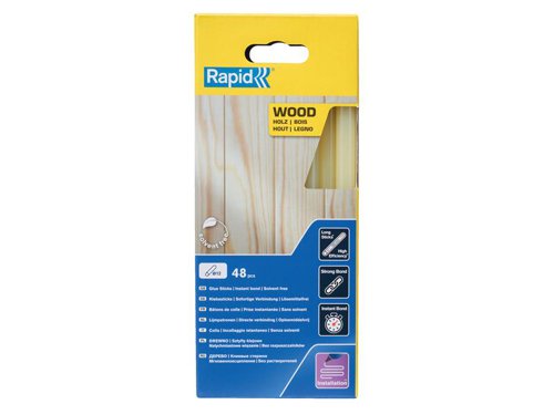 RPD5001421 Rapid Wood Glue Sticks 12 x 190mm (Pack 48)