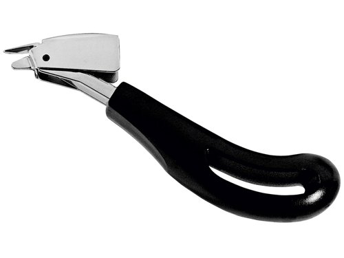 The Rapid R3 Staple Remover is an easy-to-use staple remover for professional or DIY and home use. The ergonomic design and smart construction allow the R3 to grip and pull out almost any kind of staple without damaging surrounding material. It is equally effective on staples with long legs and for working on a wide variety of surfaces.Steel wear partsVice jaw gripErgonomic handle