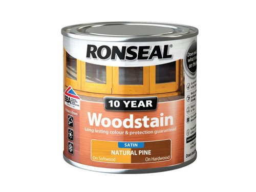 Ronseal 10 Year Woodstain Natural Pine 250ml