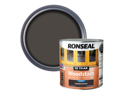 RSL10WSSW25L Ronseal 10 Year Woodstain Smoked Walnut 2.5 litre