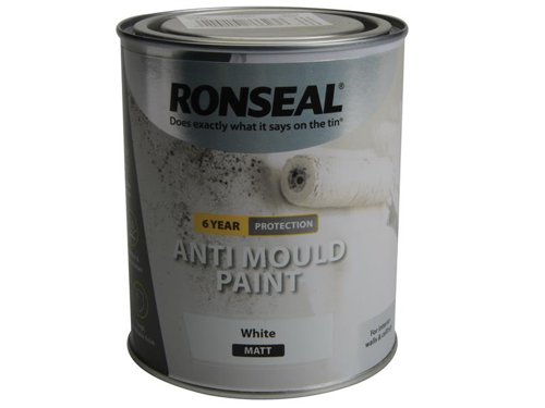 RSL 6 Year Anti Mould Paint White Matt 750ml