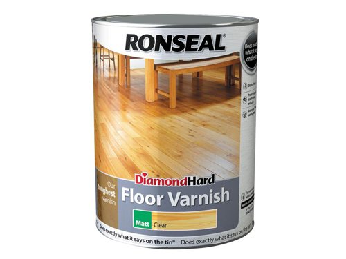 Ronseal Diamond Hard Floor Varnish Matt 5 litre