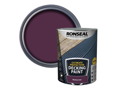 Ronseal Ultimate Protection Decking Paint Blackcurrant 5 litre