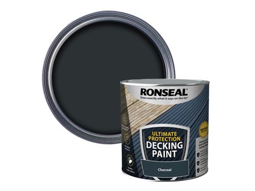 RSLDPC25L Ronseal Ultimate Protection Decking Paint Charcoal 2.5 litre