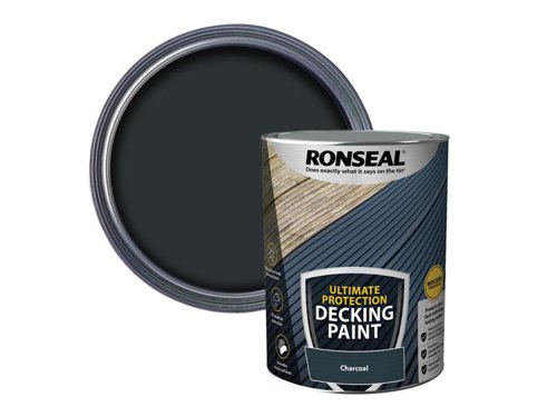 Ronseal Ultimate Protection Decking Paint Charcoal 5 litre