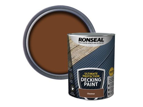 Ronseal Ultimate Protection Decking Paint Chestnut 5 litre