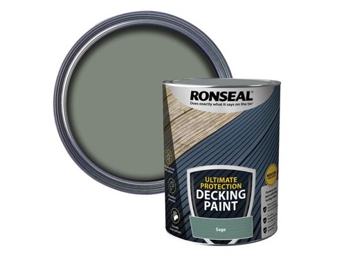 Ronseal Ultimate Protection Decking Paint Sage 5 litre