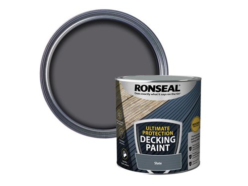 RSLDPSL25L Ronseal Ultimate Protection Decking Paint Slate 2.5 litre