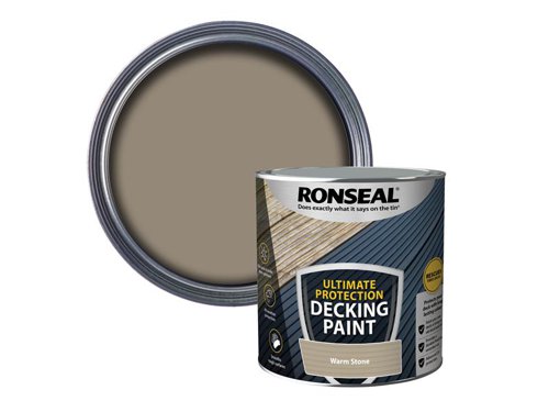 RSLDPWS25L Ronseal Ultimate Protection Decking Paint Warm Stone 2.5 litre