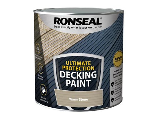 RSLDPWS25L Ronseal Ultimate Protection Decking Paint Warm Stone 2.5 litre