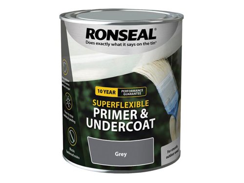 Ronseal Superflexible Primer & Undercoat Grey 750ml