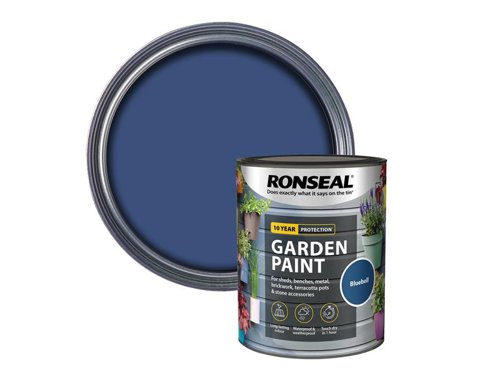 RSLGPBB750 Ronseal Garden Paint Bluebell 750ml