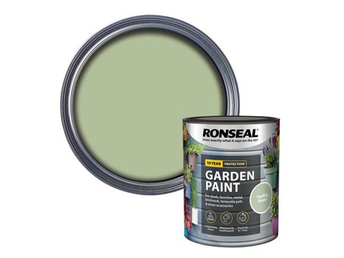 RSLGPSG750 Ronseal Garden Paint Sapling Green 750ml